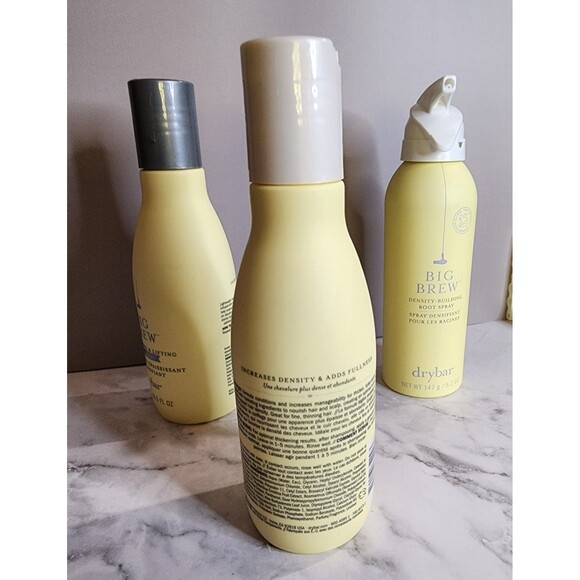 Drybar Big Brew 3-Piece Set –  Shampoo + Conditioner + Root Lifter - New, 8.5oz - Picture 5 of 8